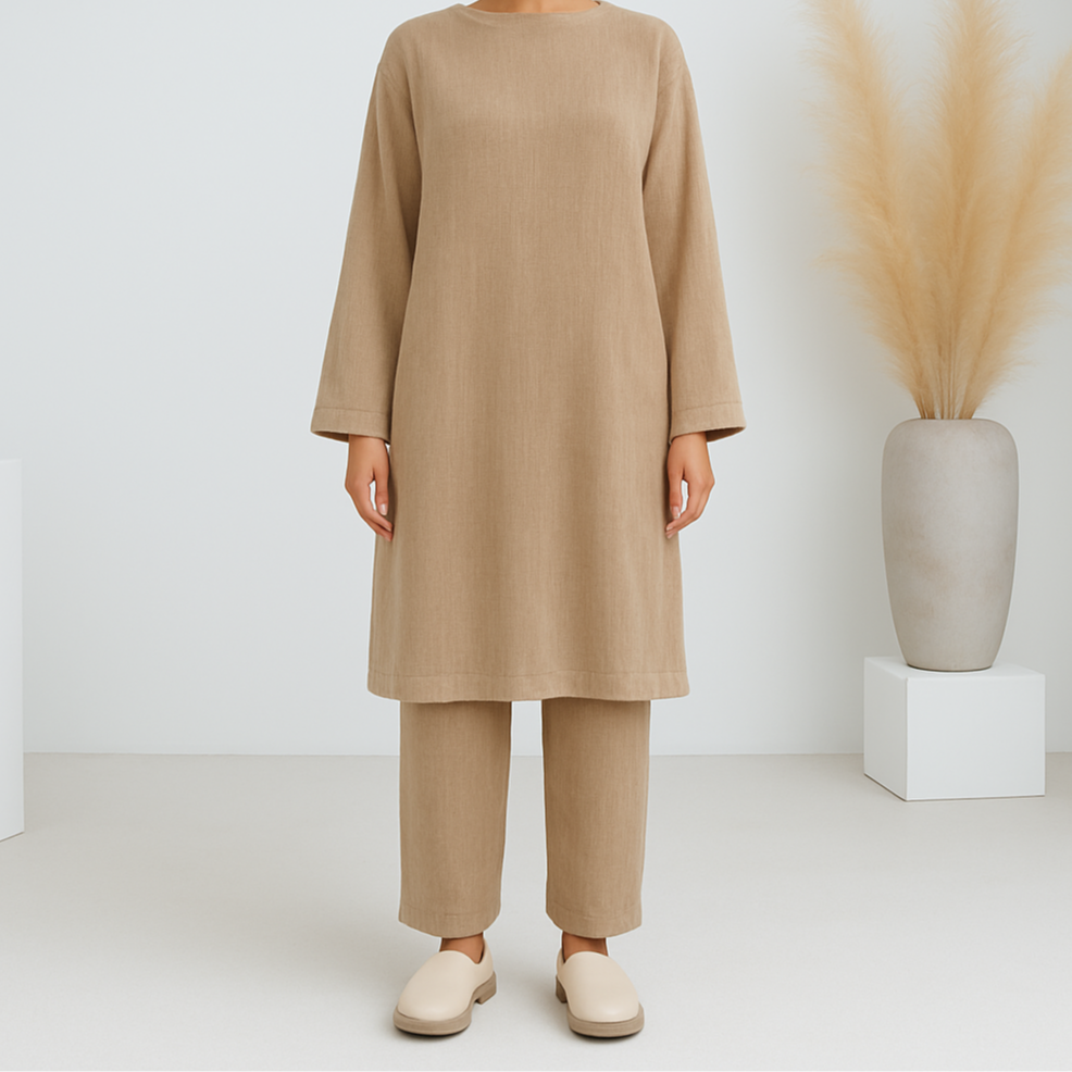 Long Thick Co-ord - 2 Colours