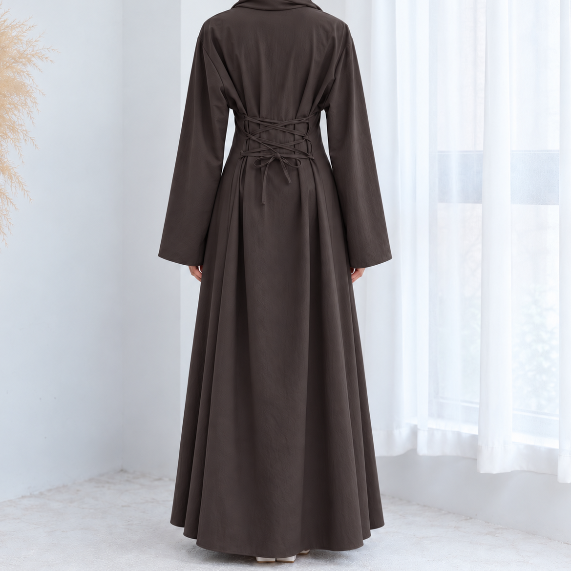 Cotton Abaya Dress