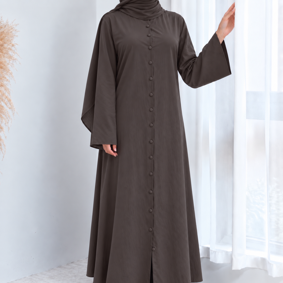 Cotton Abaya Dress