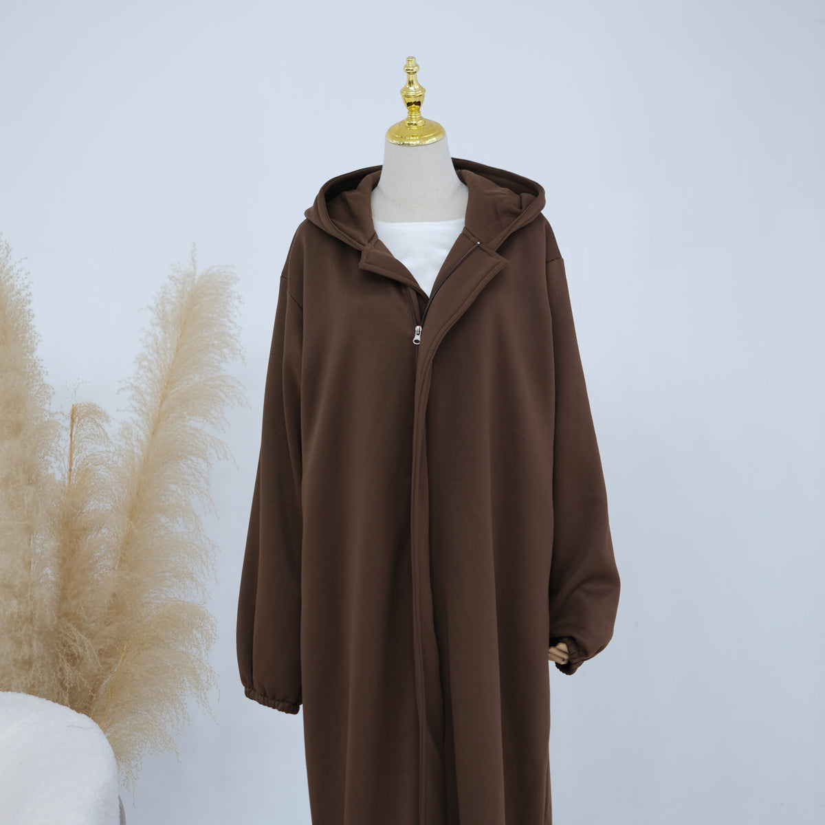 Hooded Abaya Coat - 2 Colours