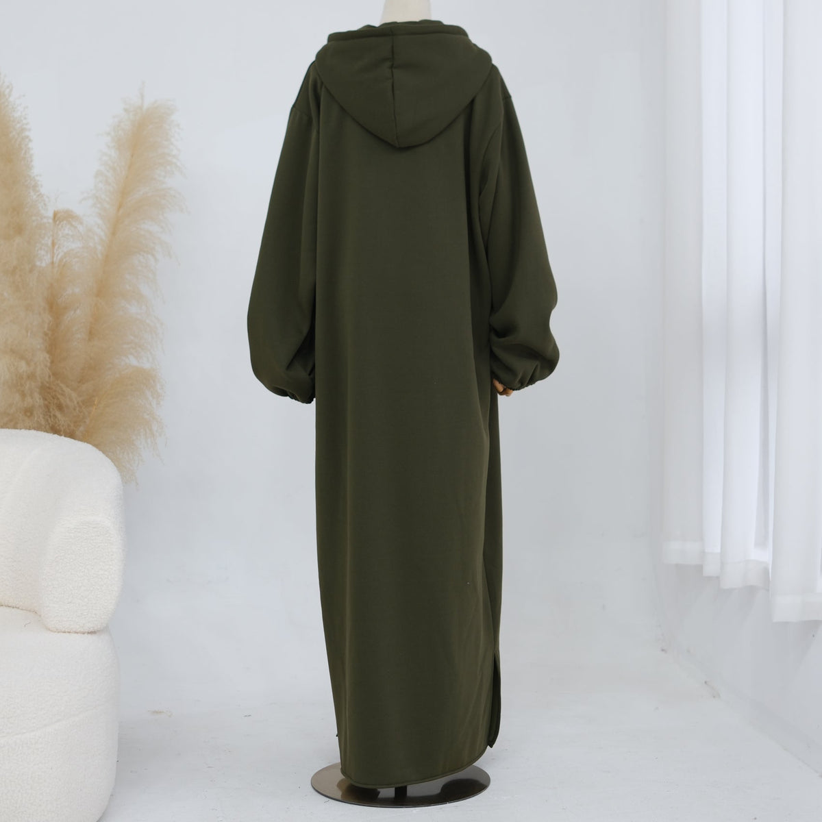 Hooded Abaya Coat
