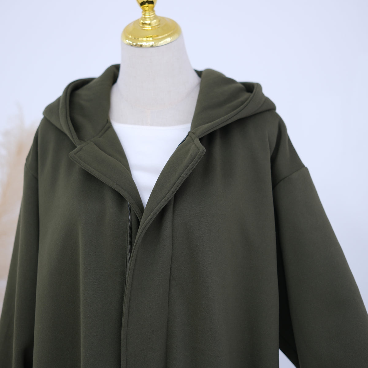 Hooded Abaya Coat