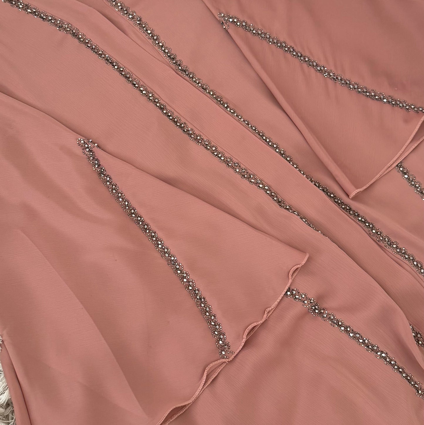 Ayla Beaded Abaya - 3 Piece Set - 3 Colours