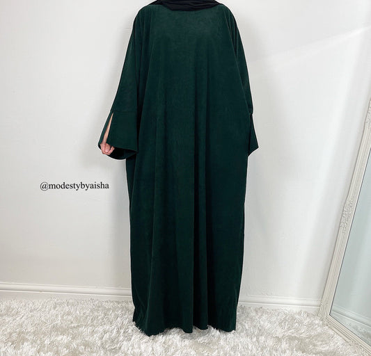 Corduroy Closed Abaya - 4 Colours