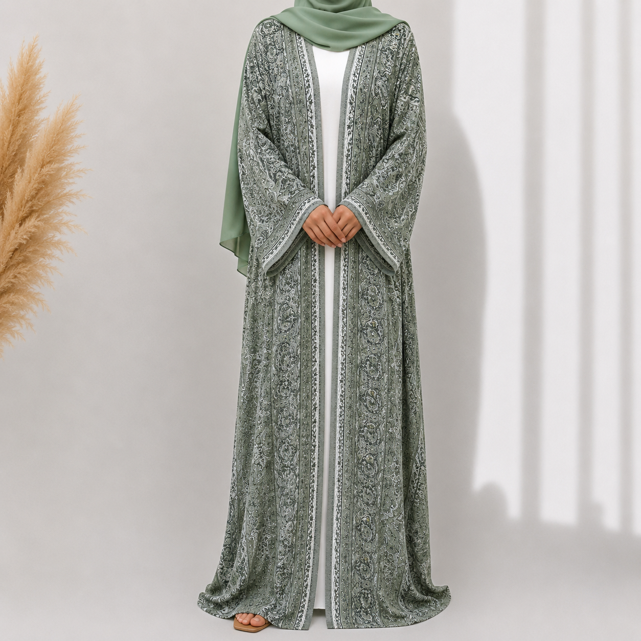 Pashmina Abaya 3 Piece Set - 3 Colours