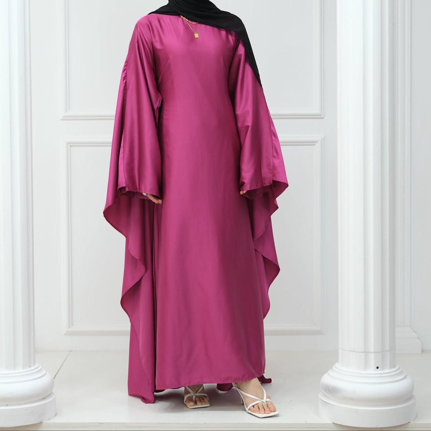 Cape Maxi Dresses - 3 Colours