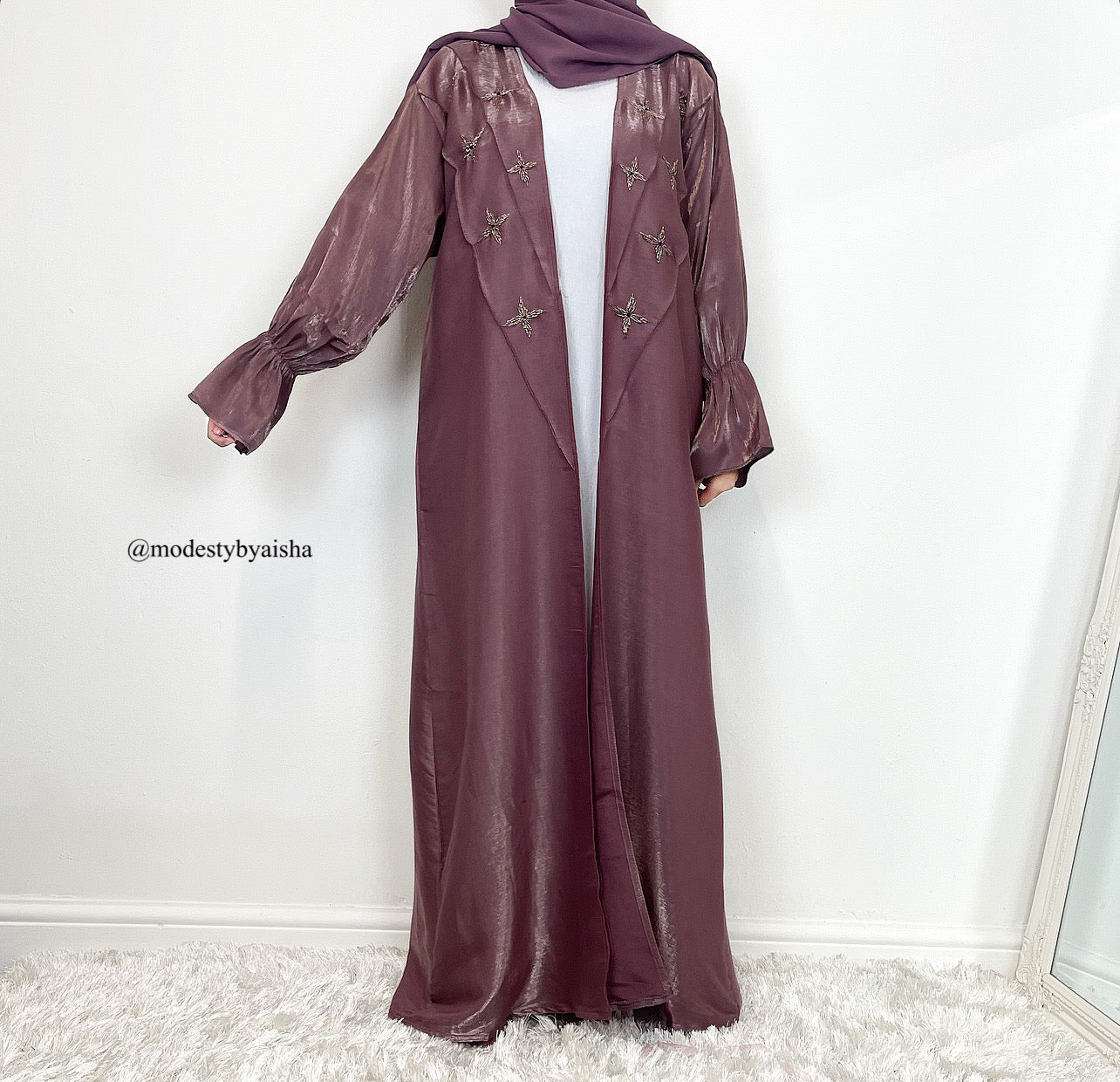 Ezzah Embellished Abaya - 2 Colours