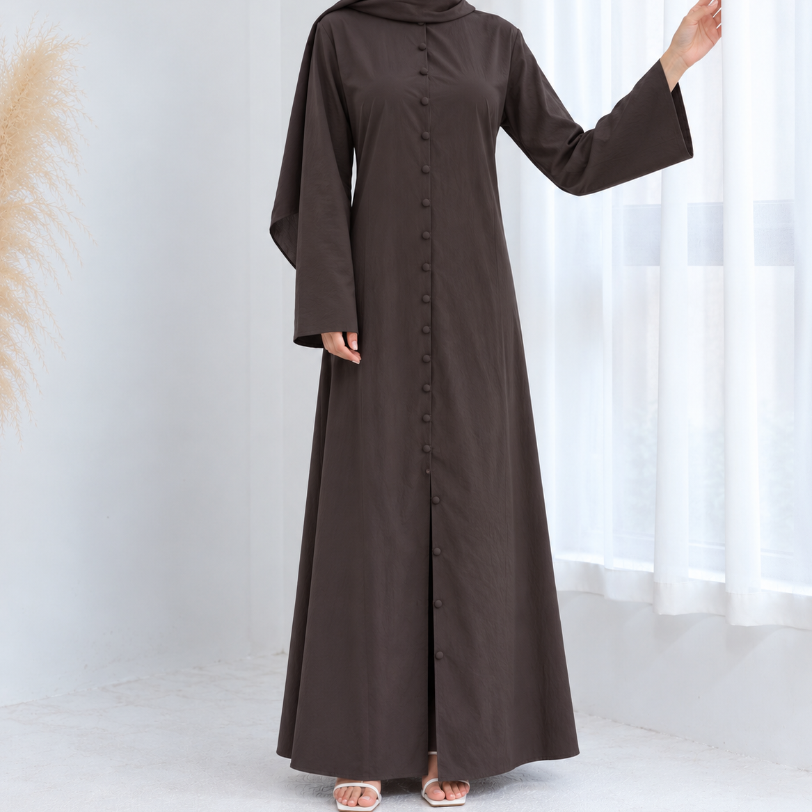 Cotton Abaya Dress