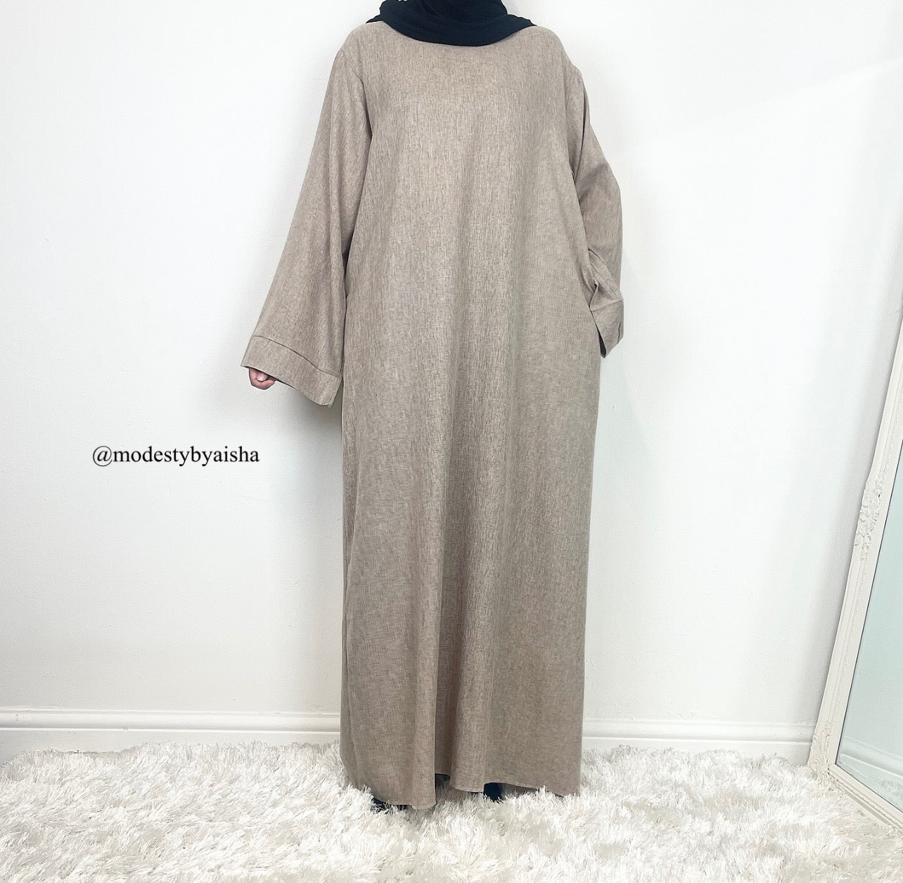 Hind Linen Abayas - 3 Colours – Modesty By Aisha