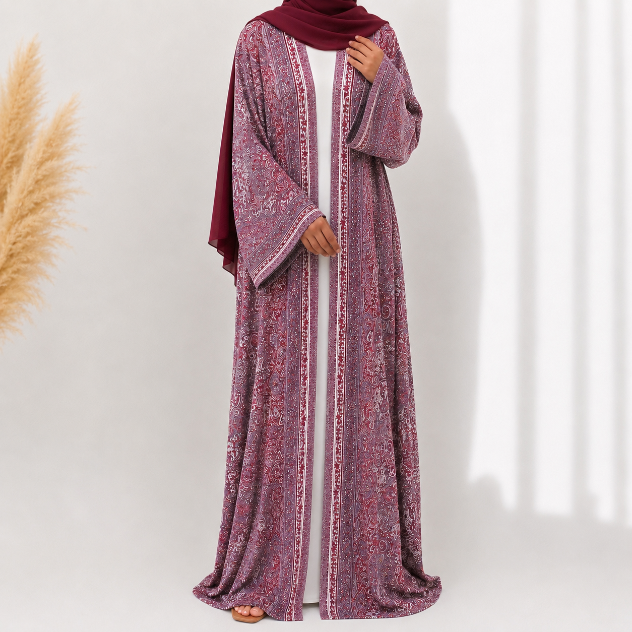 Pashmina Abaya 3 Piece Set - 3 Colours