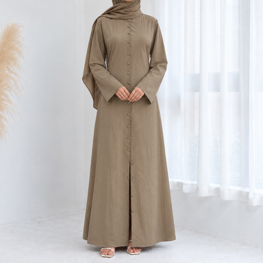 Cotton Abaya Dress