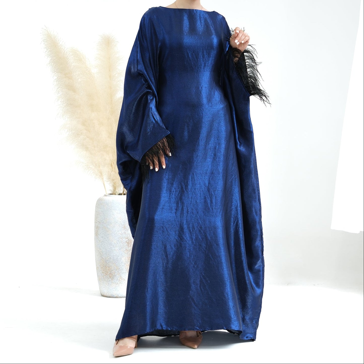 Shimmer Feather Butterfly Abaya - 4 Colours