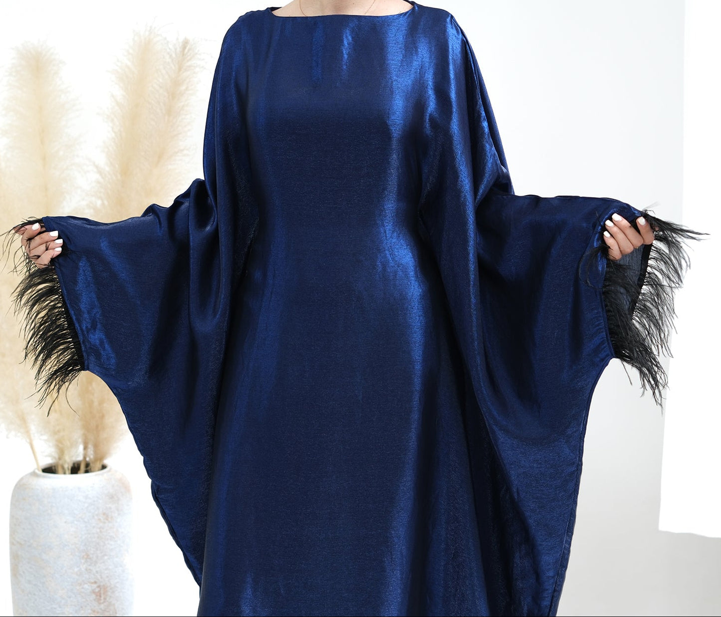 Shimmer Feather Butterfly Abaya - 4 Colours