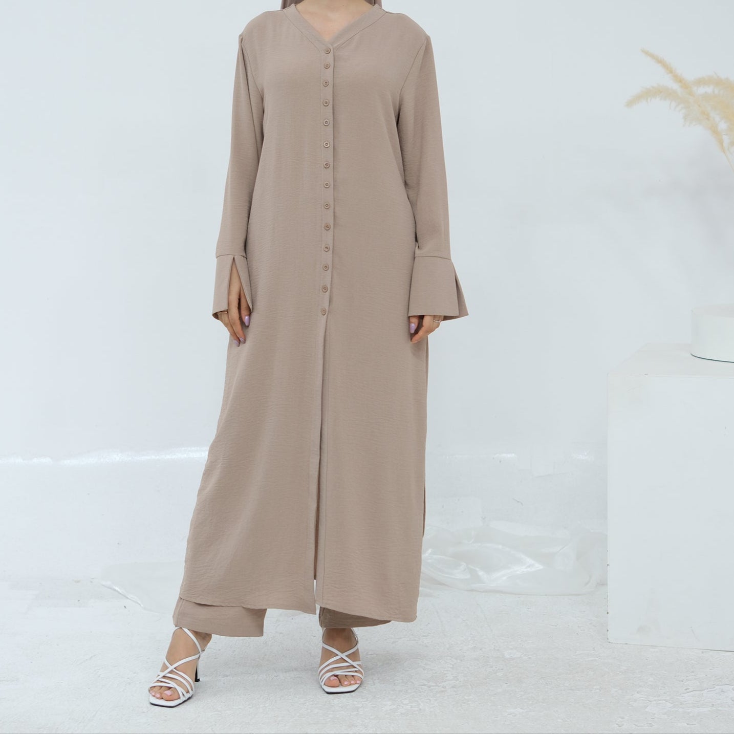 Abaya Co-ord Set - 5 Colours