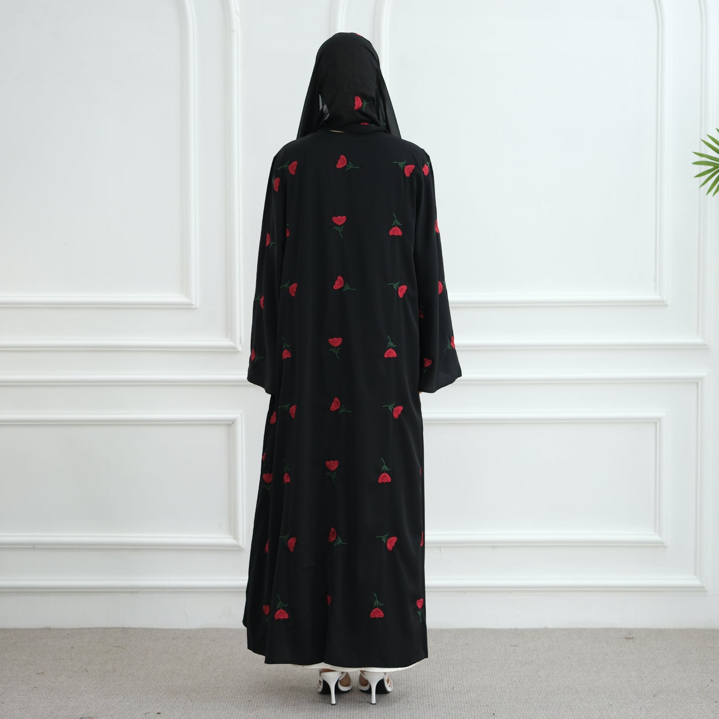 Rose Abaya & Hijab Set - 2 Colours