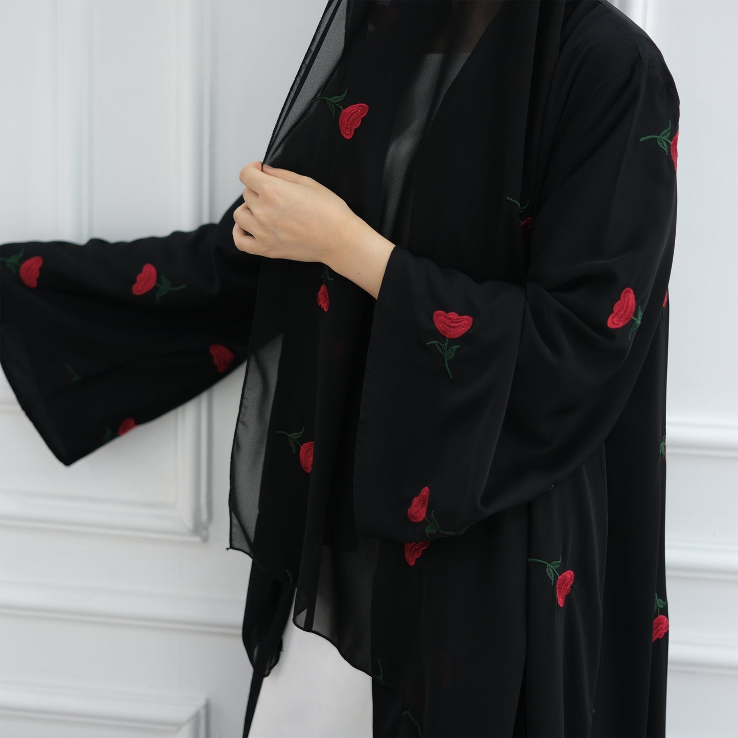 Rose Abaya & Hijab Set - 2 Colours