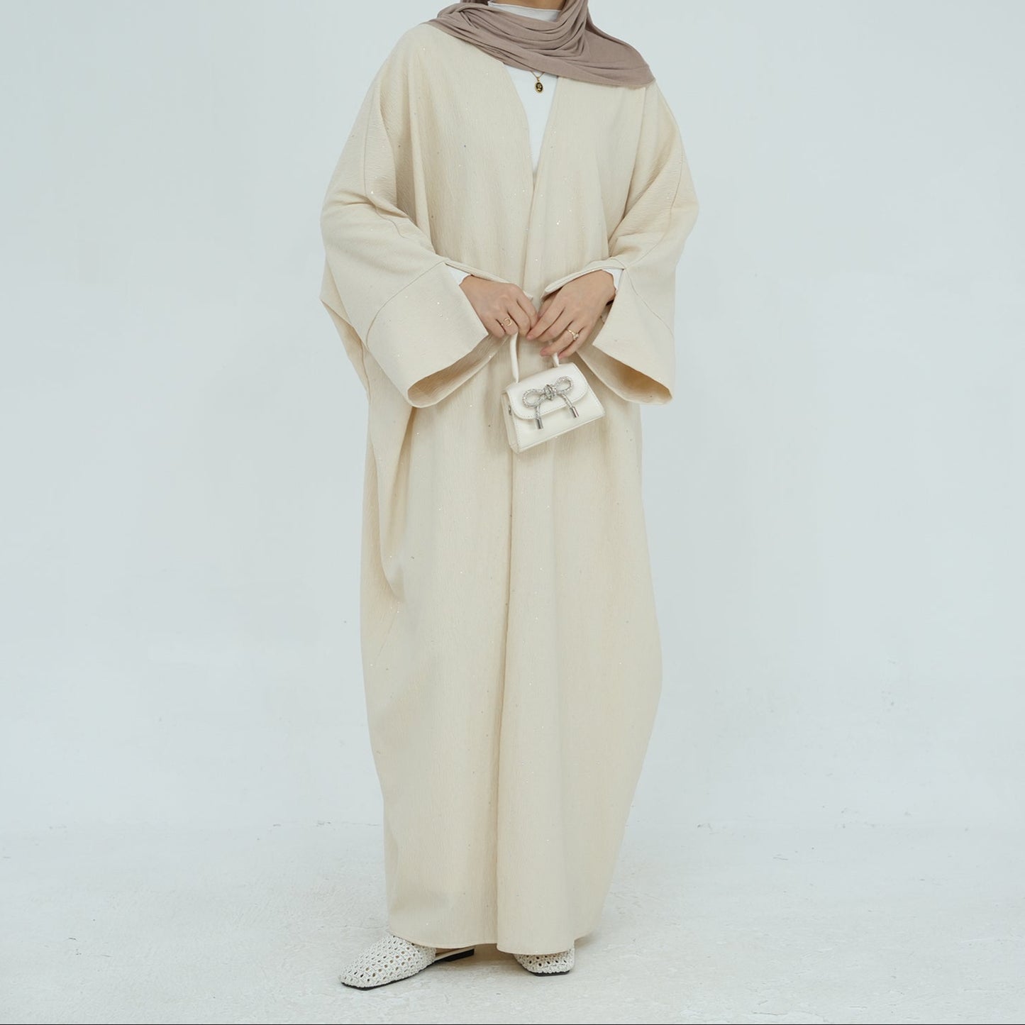 Ayra Glitter Abaya Coat - 4 Colours