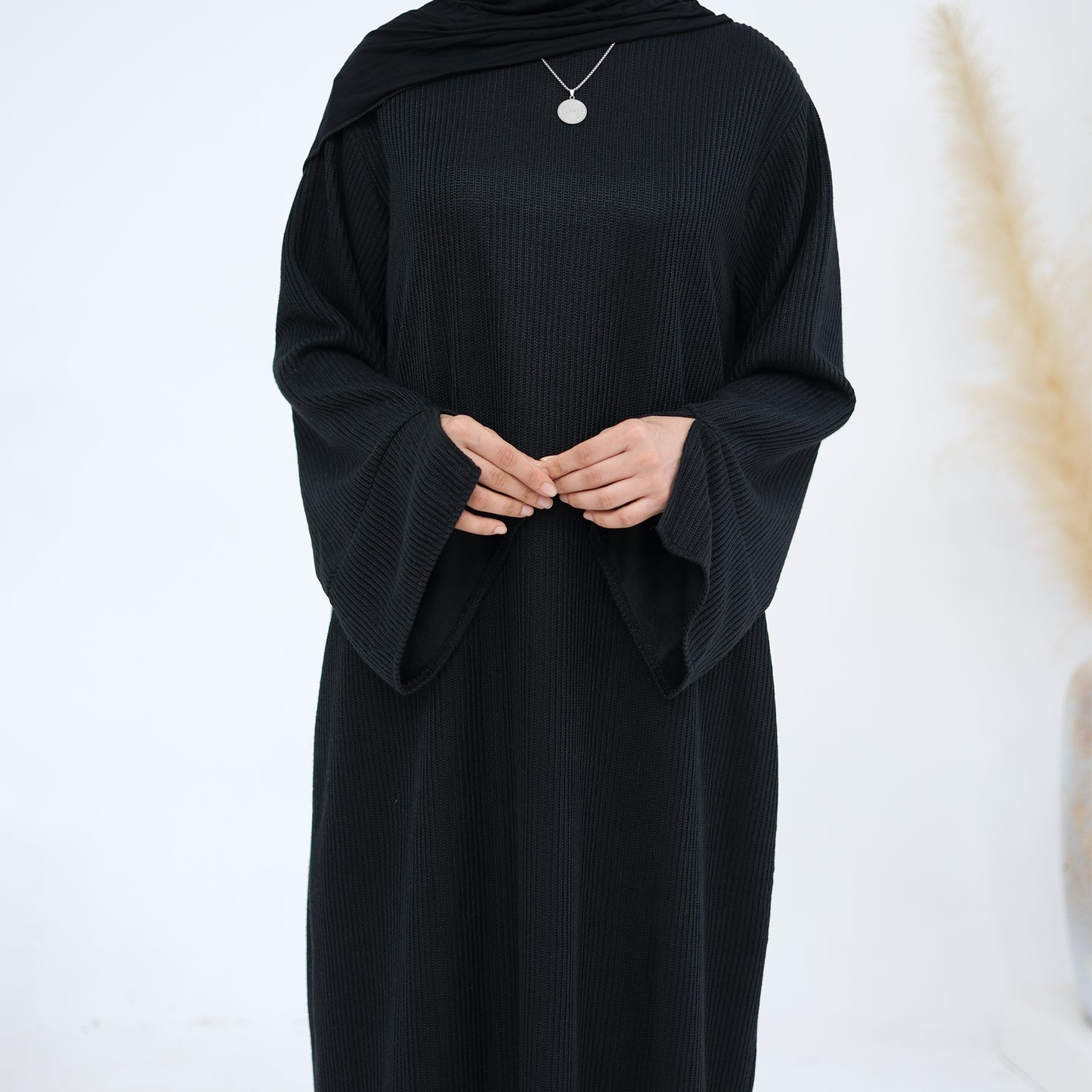 Knitted Closed Abaya - 5 Colours