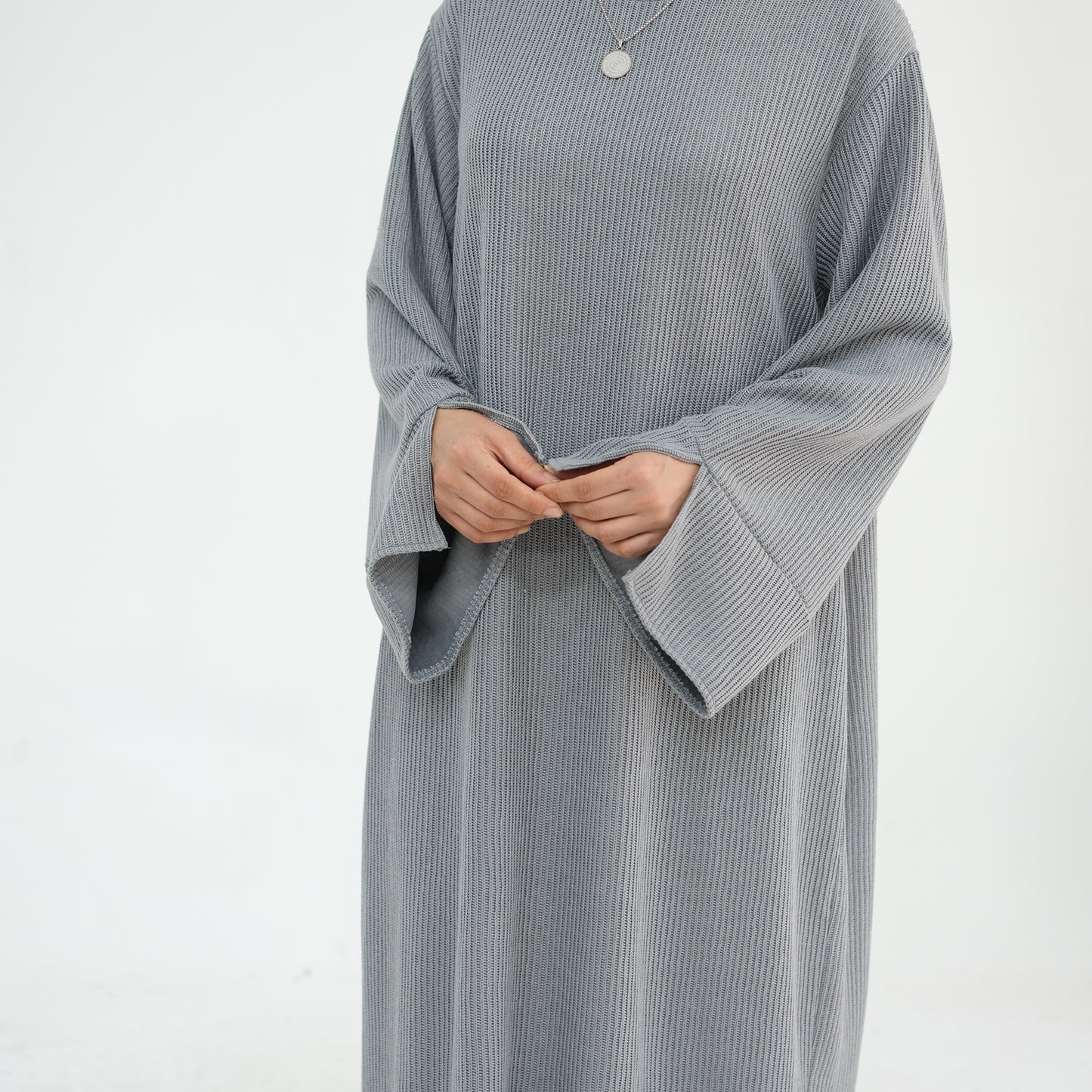 Knitted Closed Abaya - 5 Colours