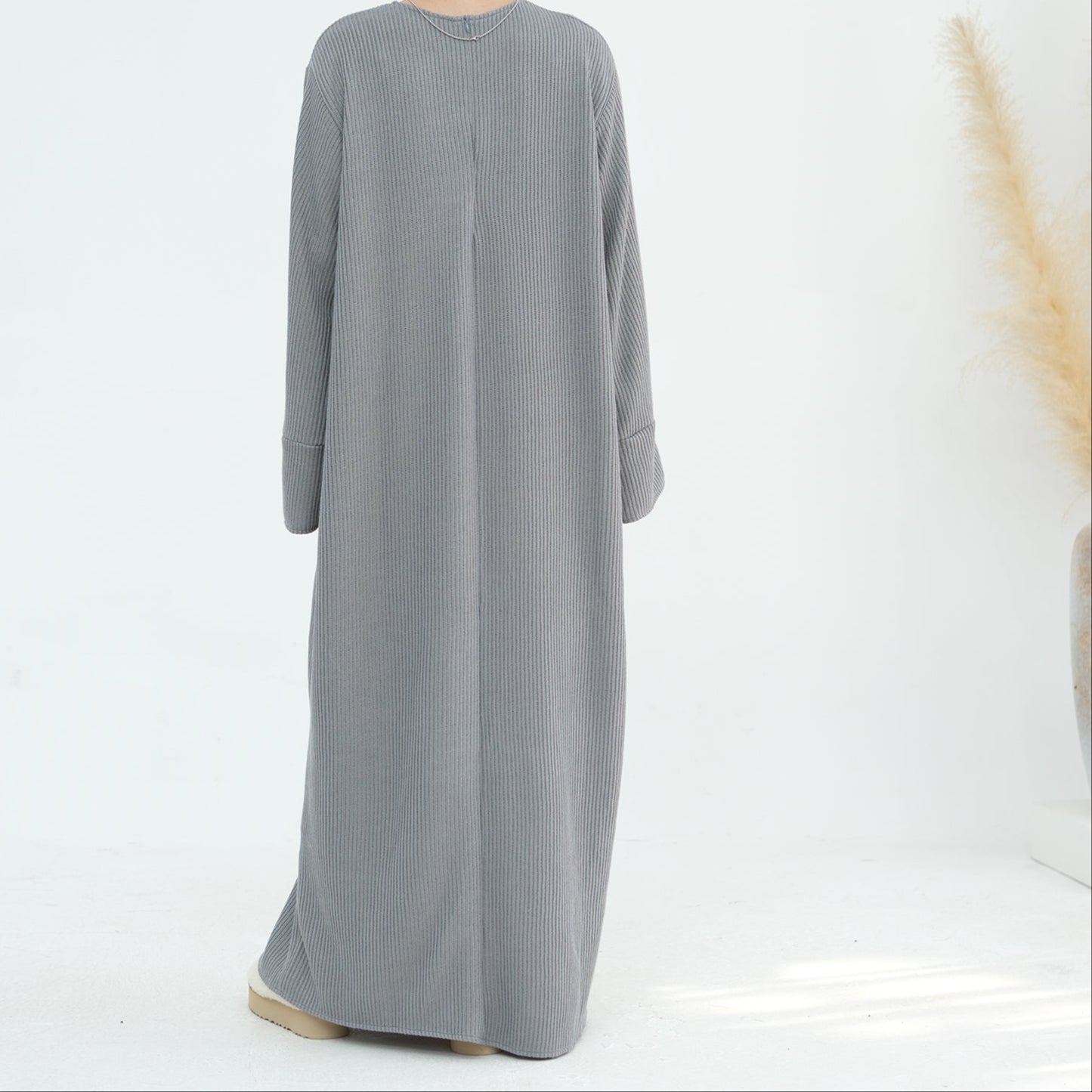 Knitted Closed Abaya - 5 Colours