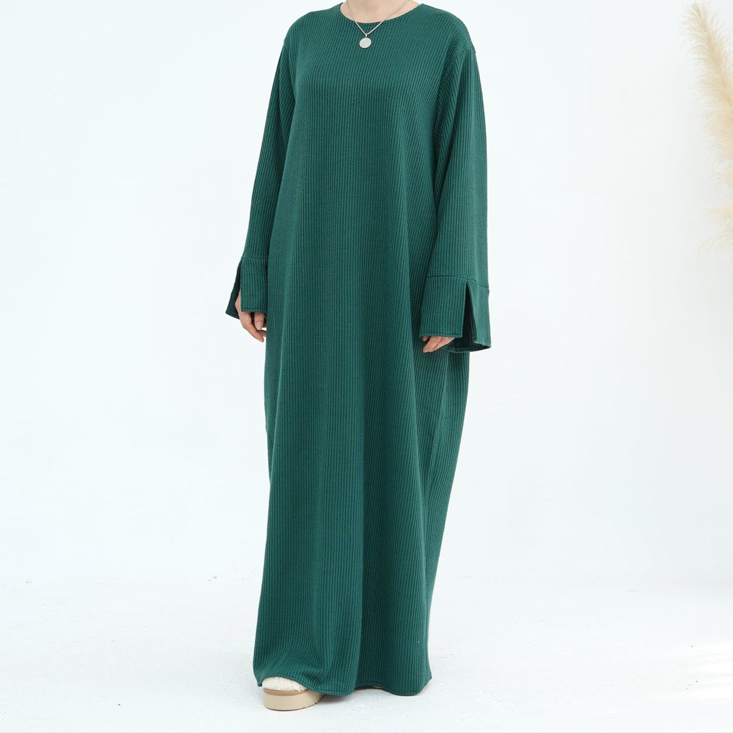 Knitted Closed Abaya - 5 Colours