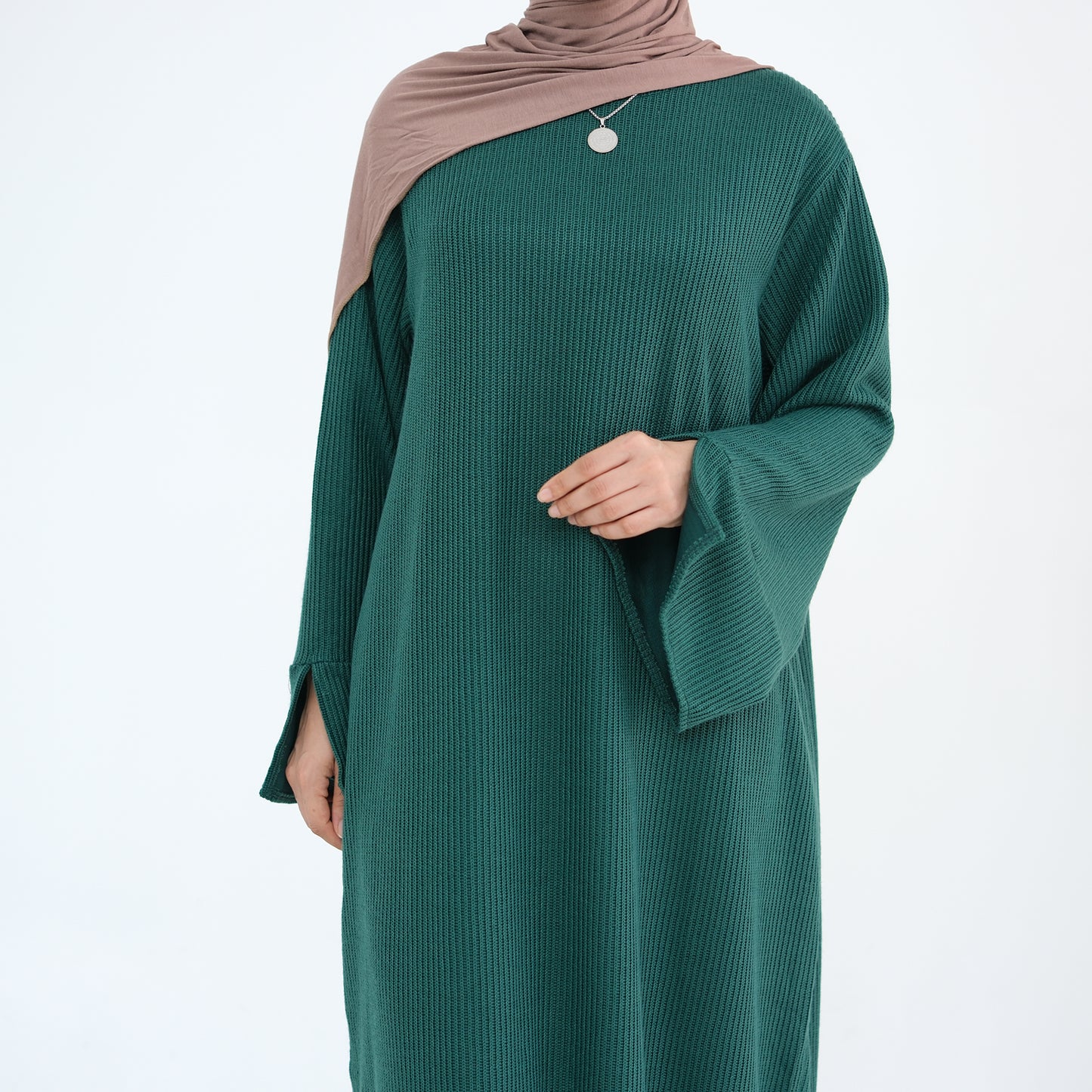 Knitted Closed Abaya - 5 Colours