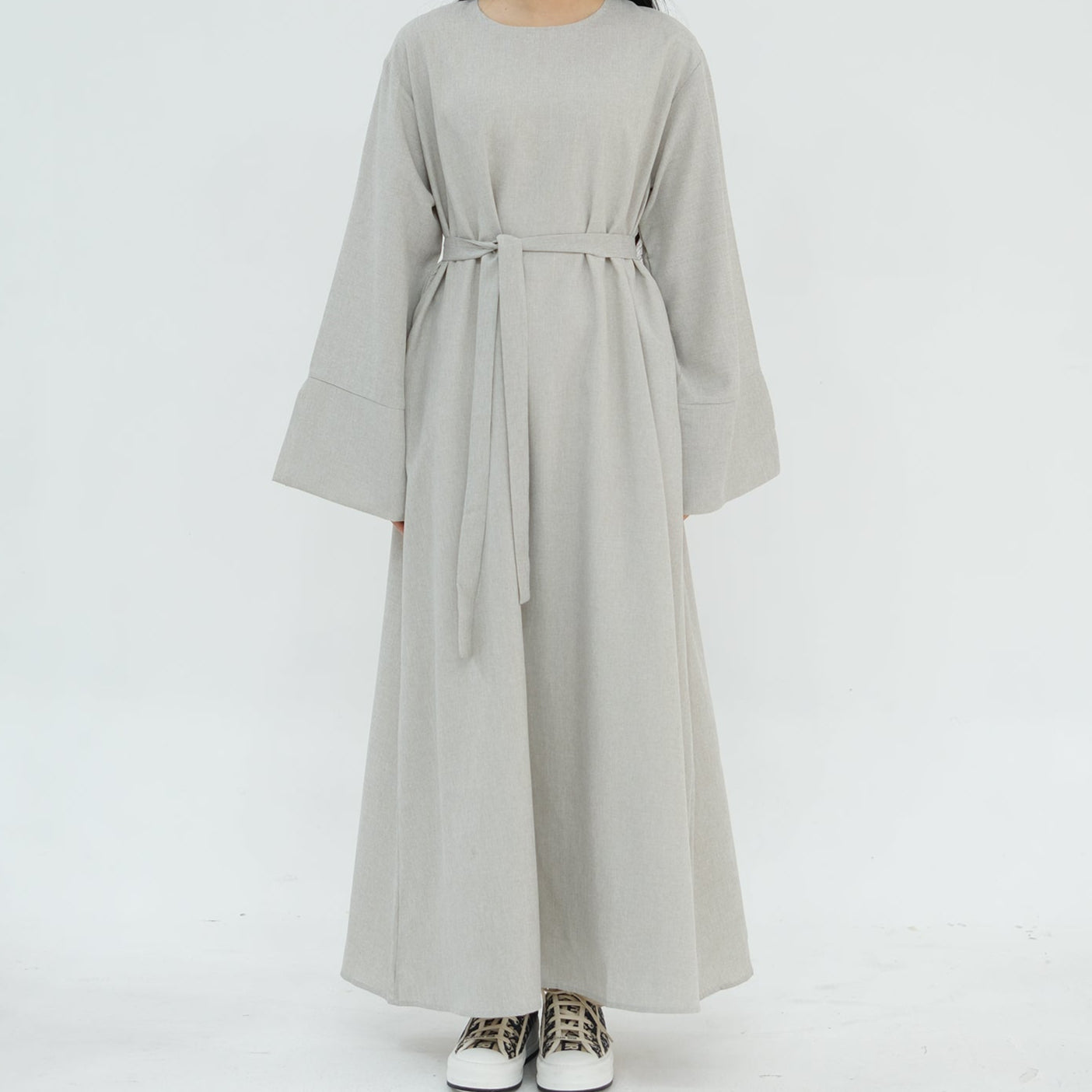 Closed Linen Abaya - 3 Colours