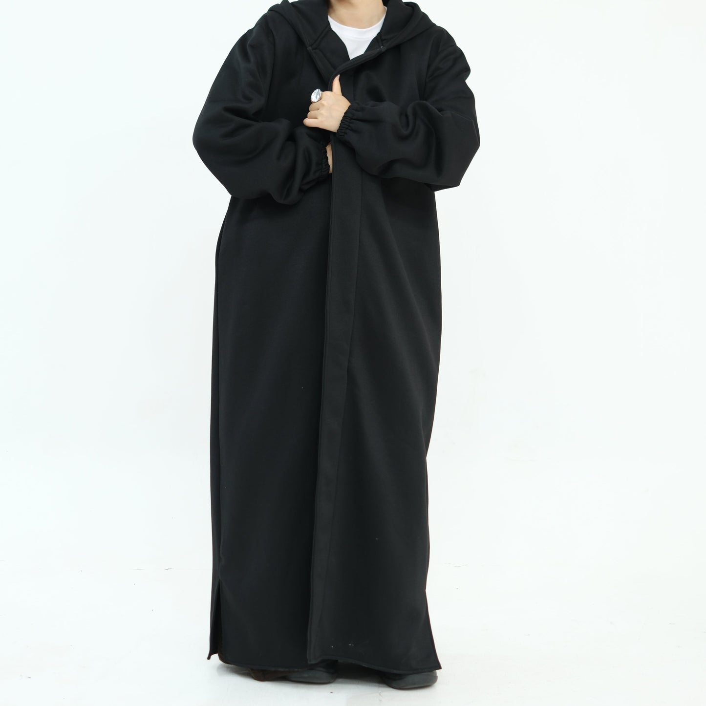 Hooded Abaya Coat - 2 Colours