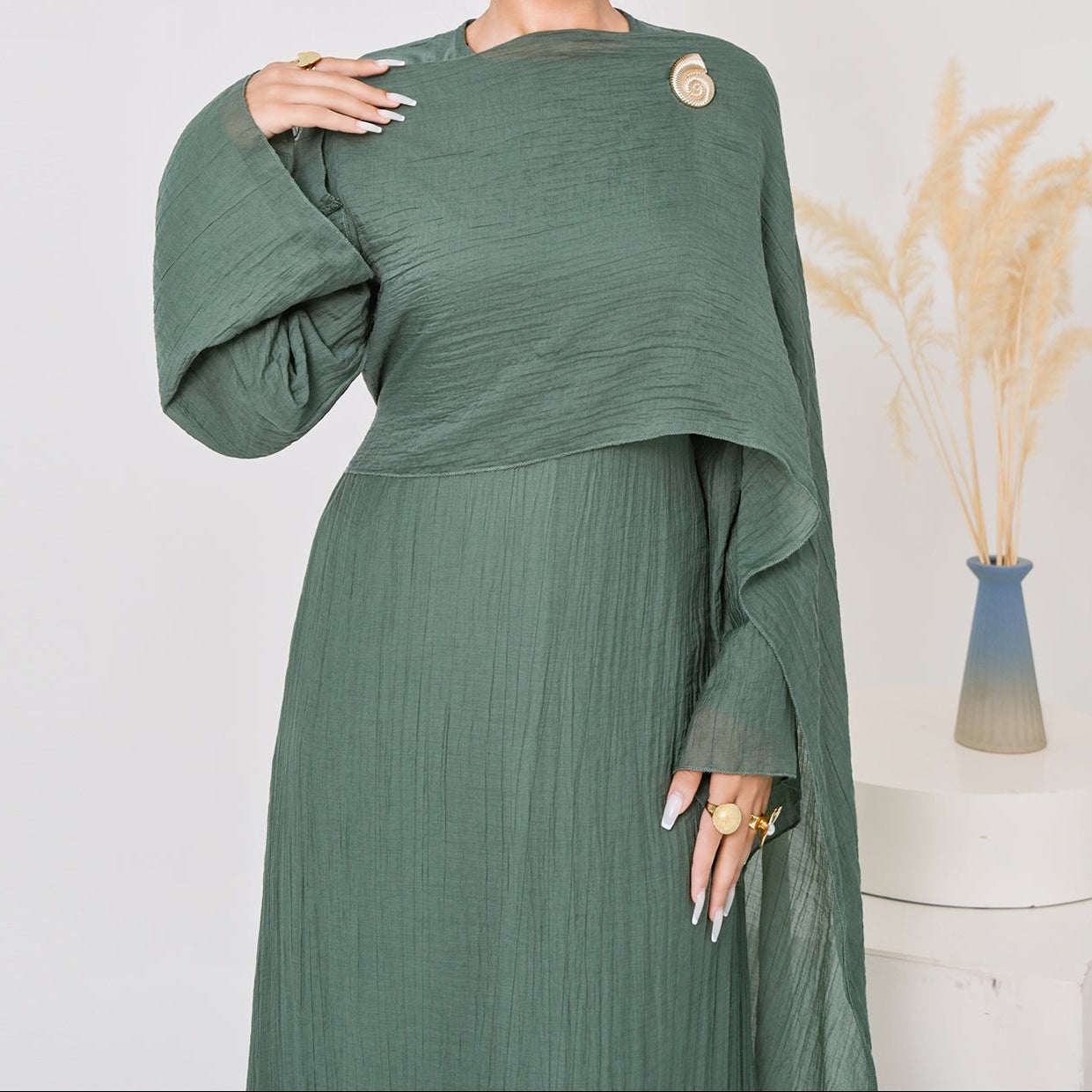 Sara Cape Dress - 4 Colours