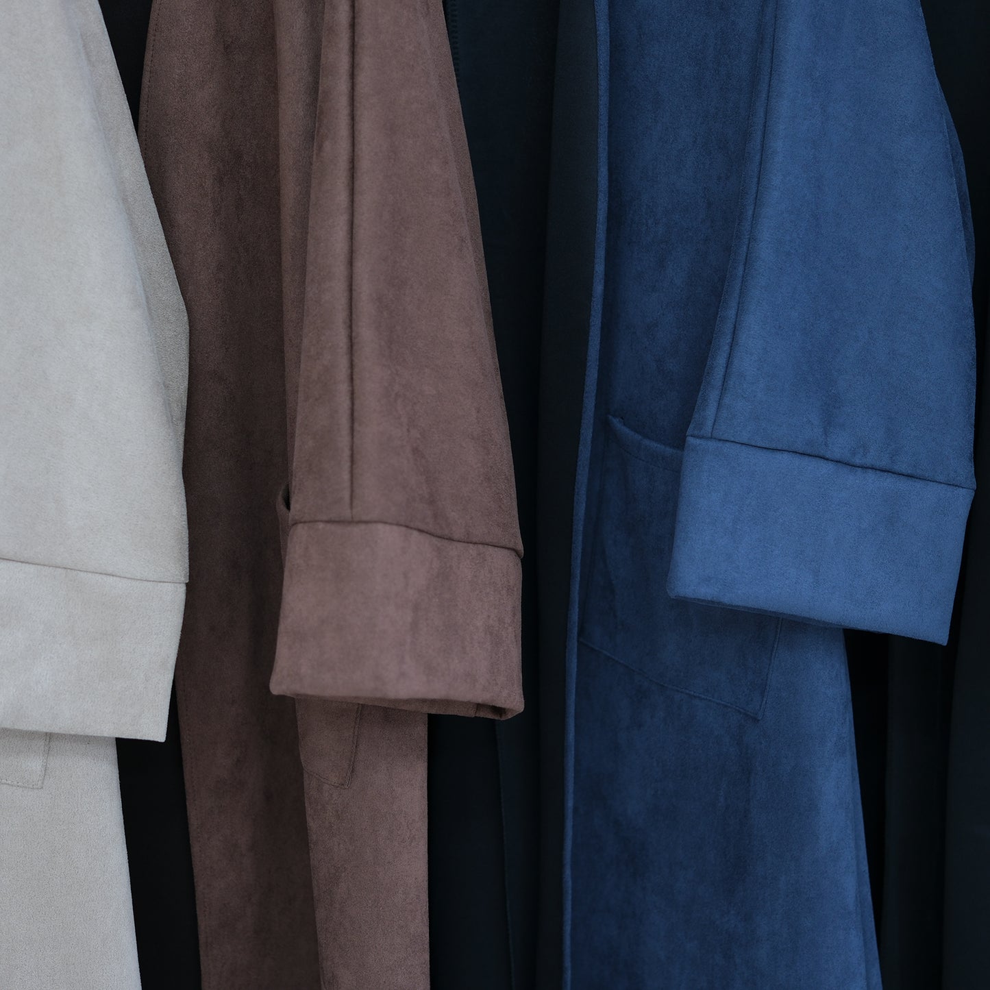 Soft Velvet Abaya Coat - 4 Colours