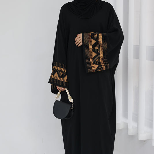 Saniya Embroidered Abaya - 2 Colours