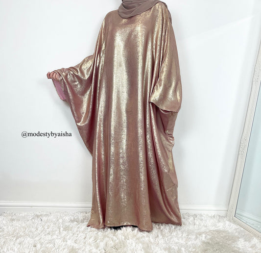 Metallic Butterfly Abayas - 5 Colours