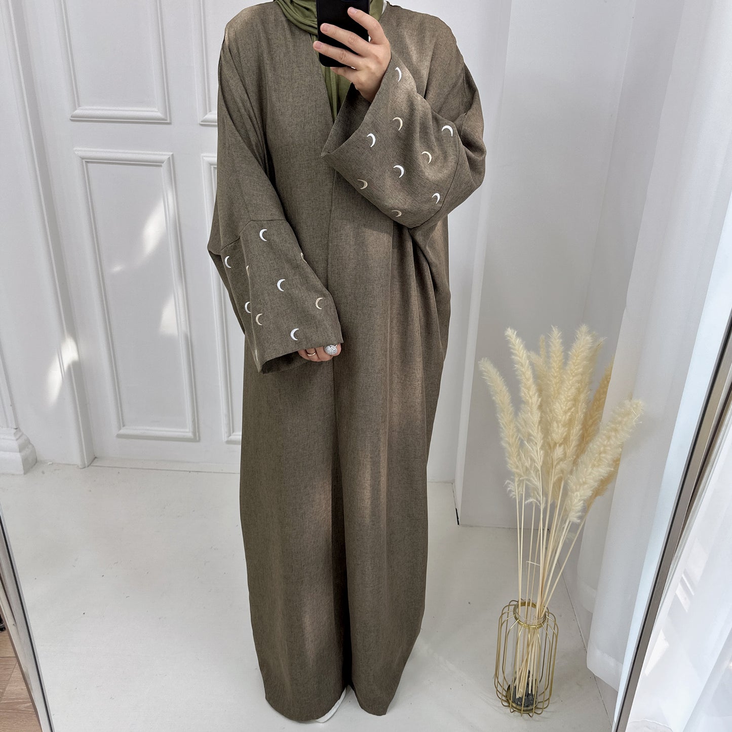 Moon Open Abaya - 4 Colours