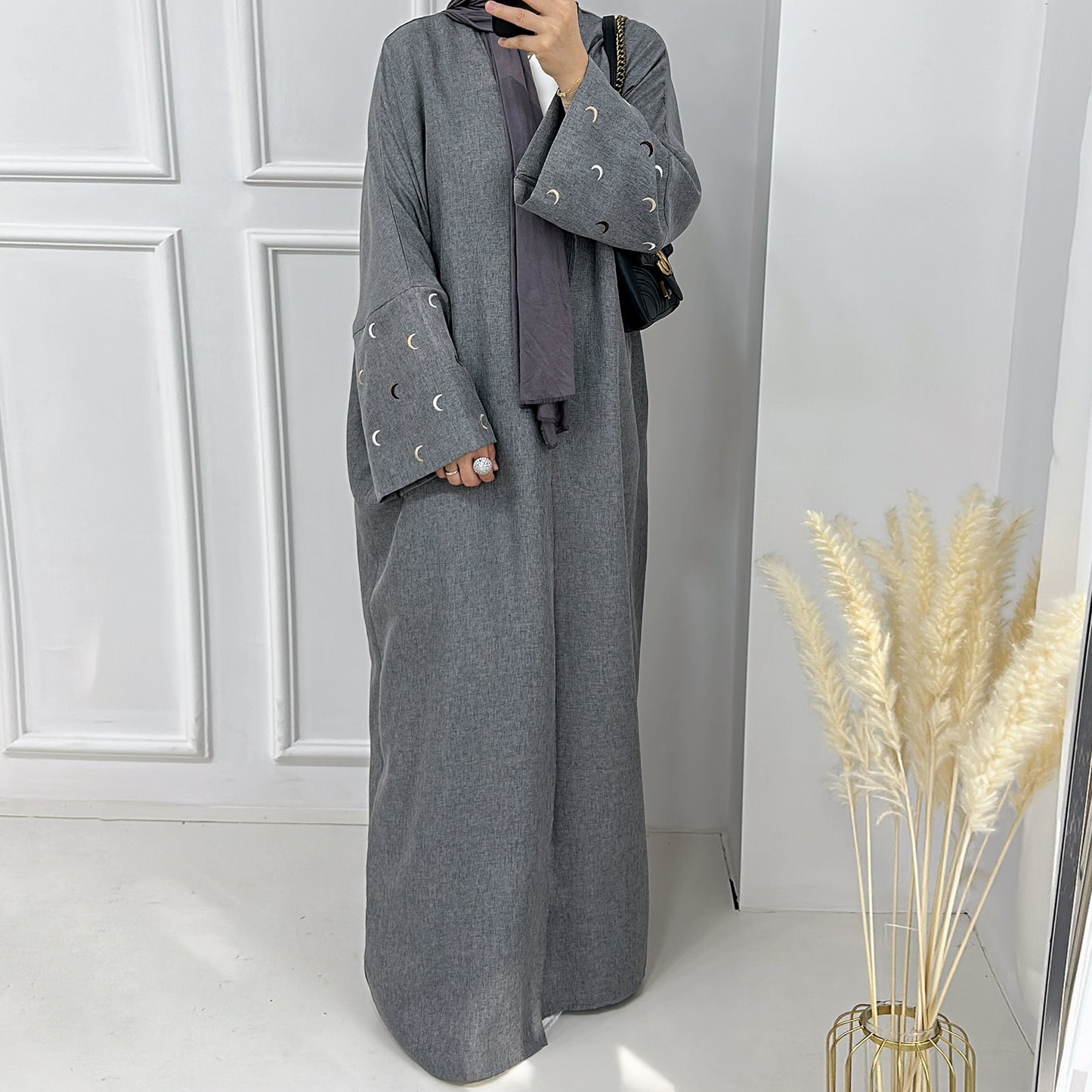 Moon Open Abaya - 4 Colours