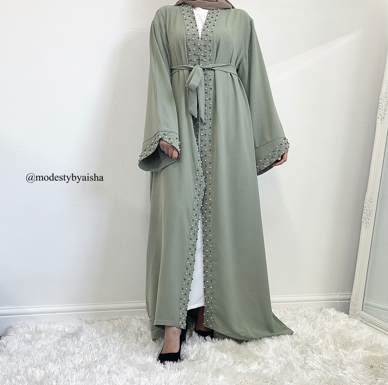 Rania Open Abaya - 2 Colours