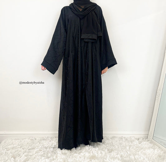 Riah - Jacquard Abaya