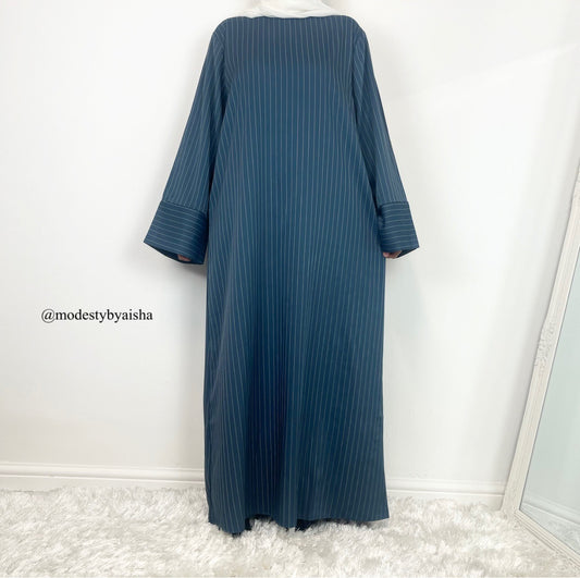 Tamra Pinstripe Abaya - 3 Colours