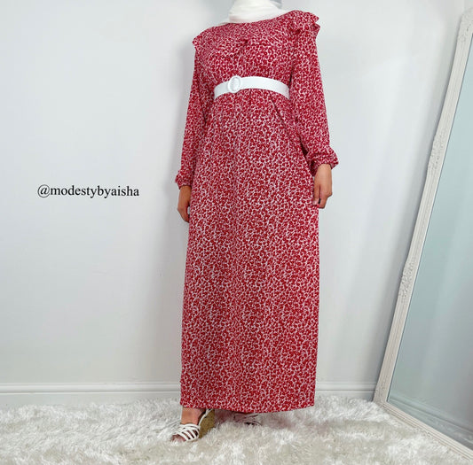 Keya Red - Maxi Dress