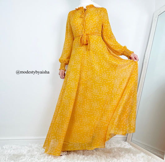 Cyra Yellow - Maxi Dress