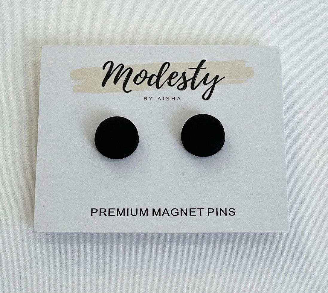 Premium Magnet Pins - Black