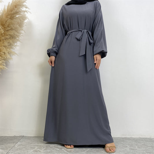 Rida Cuffed Sleeve -  Closed Abaya - 6 Colours