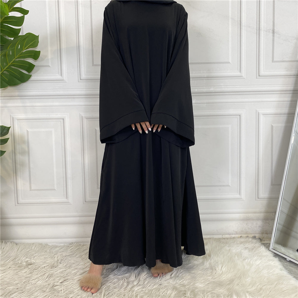 Zoya Closed Abaya - Black