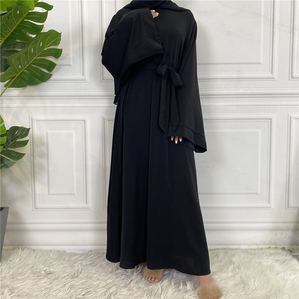 Zoya Closed Abaya - Black